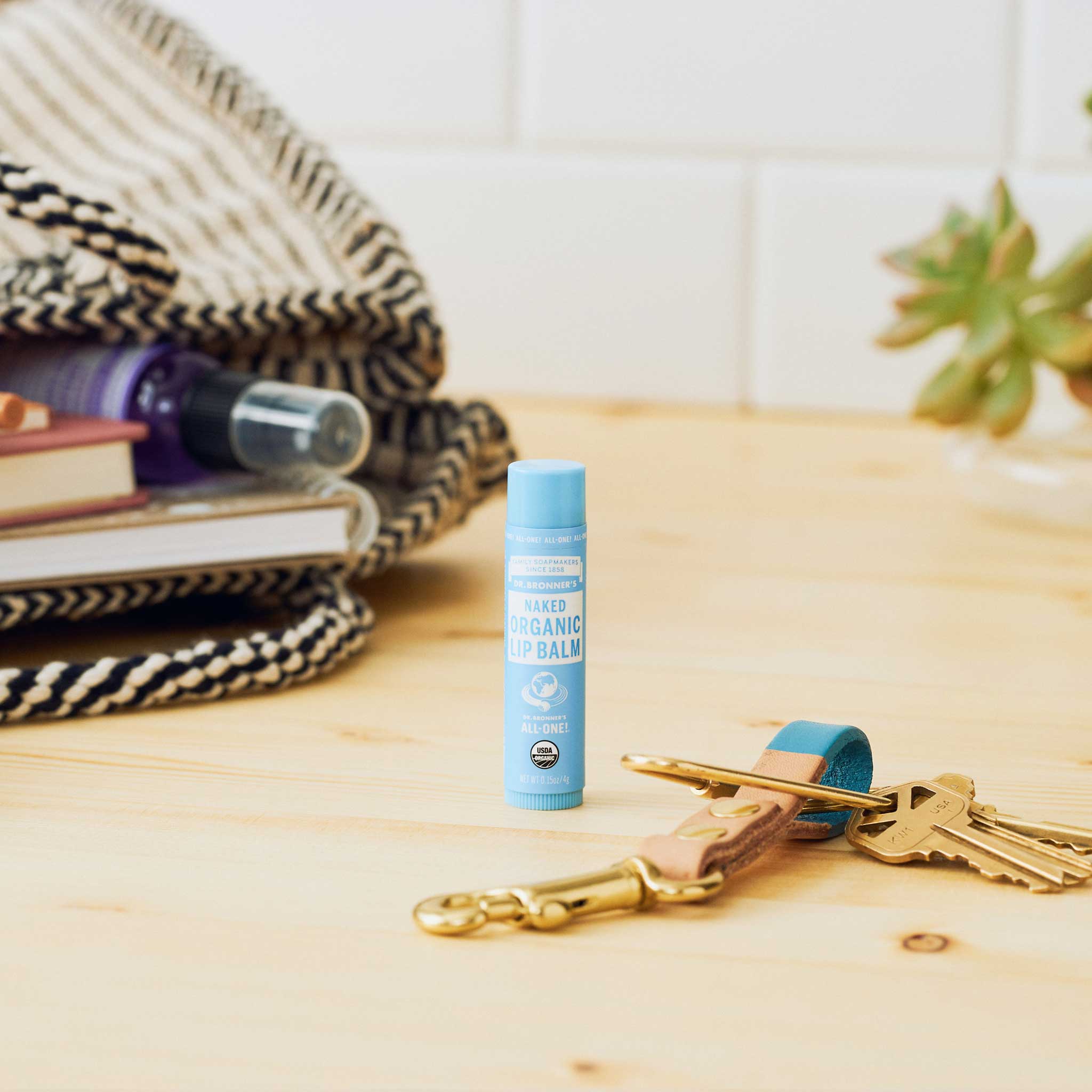 Alternative view of Naked Unscented Organic Lip Balms