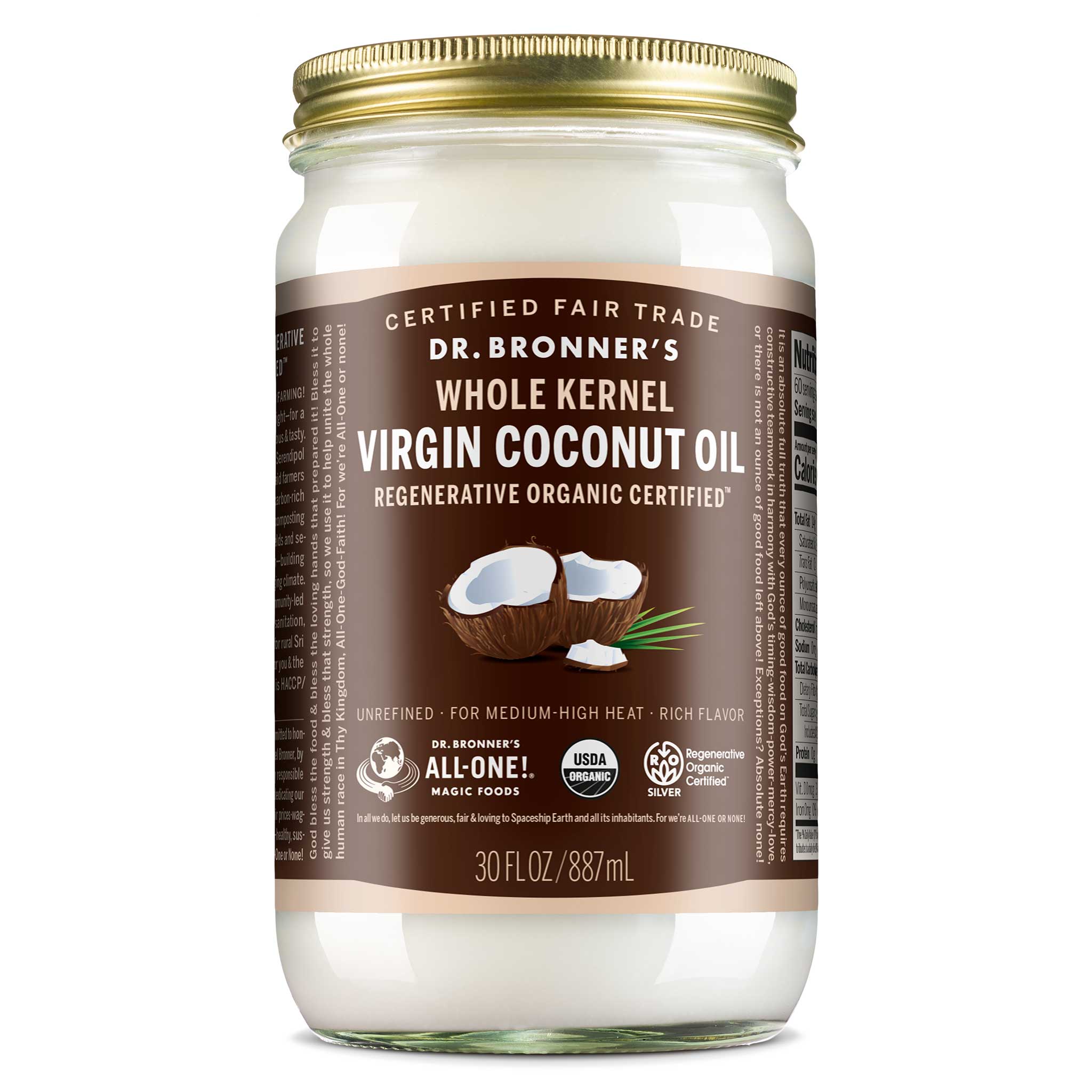 Alternative view of Whole Kernel Virgin Coconut Oil