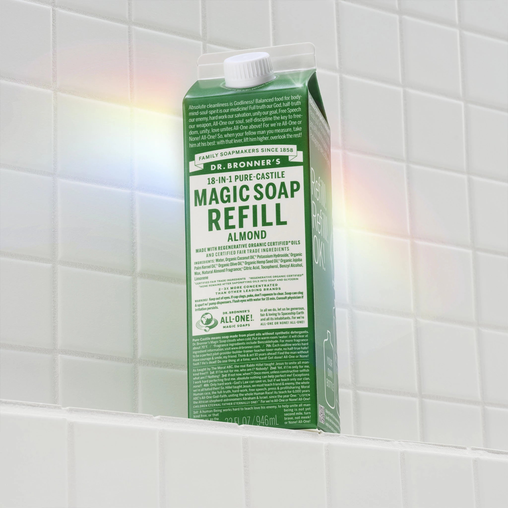 Alternative view of Almond Pure Castile Magic Soap Refill