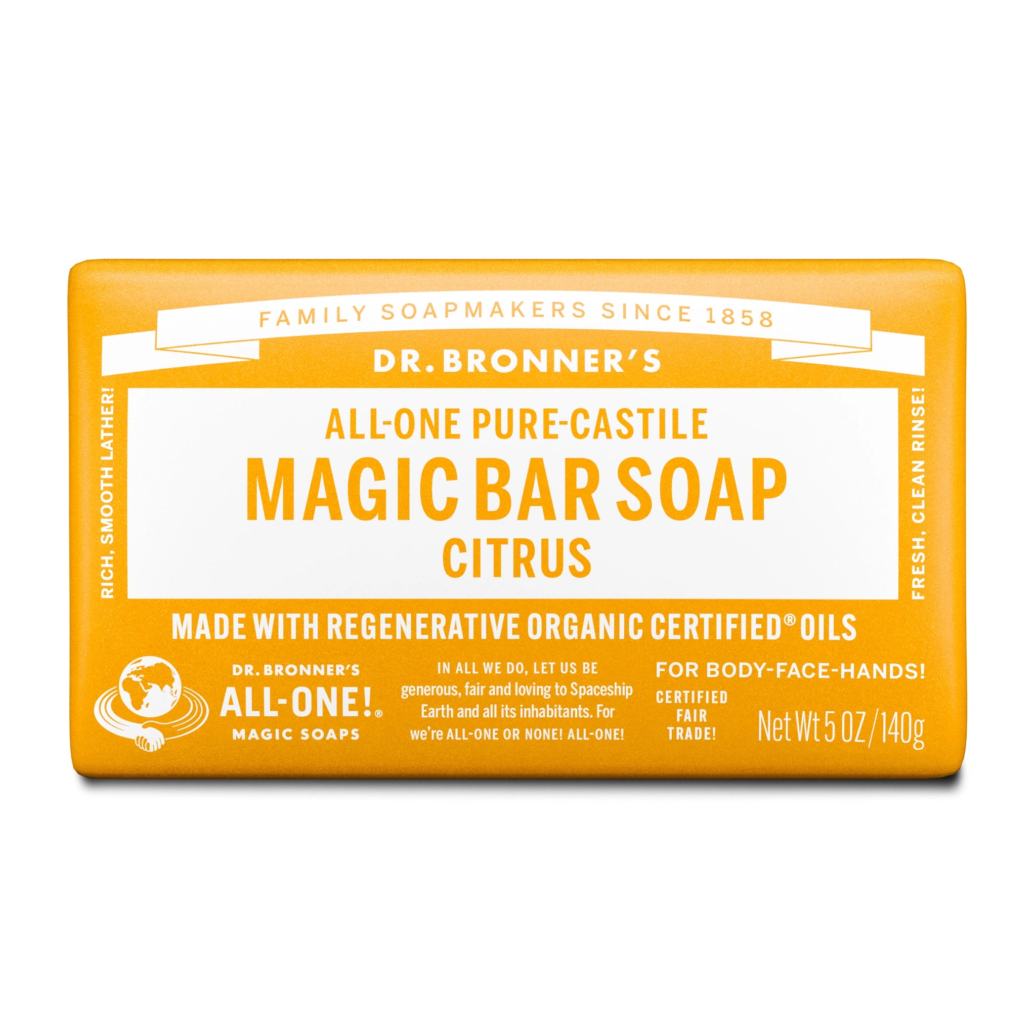Citrus Pure Castile Magic Bar Soap