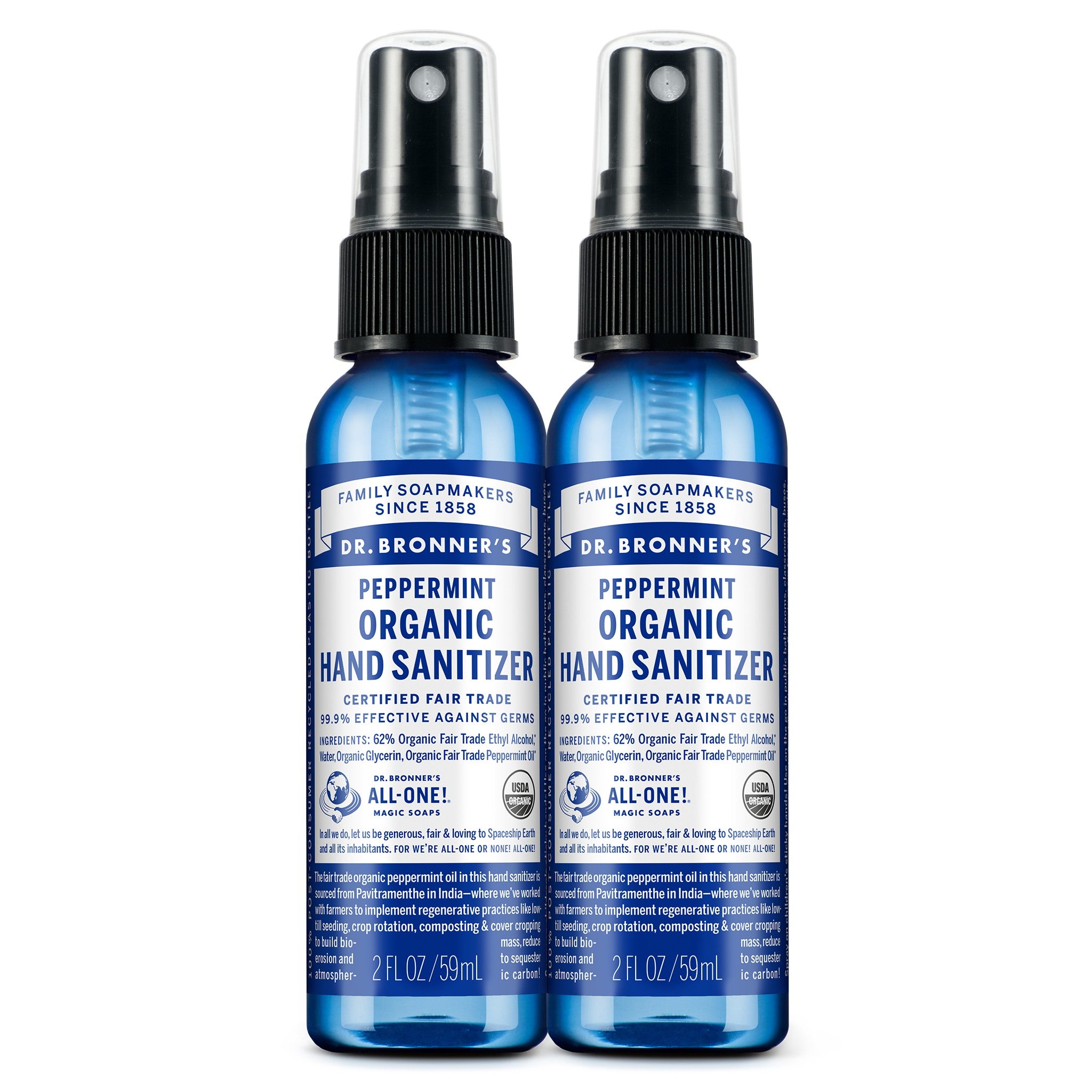 Peppermint Hand Sanitizer 2 Pack